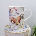 Mum Mug with Personalised Gift Box Puppy Dog