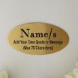 Gold Dove Memorial Cremation Urn Necklace In Personalised Box