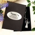 Angel Memorial Urn Cremation Ash Necklace In Personalised Box