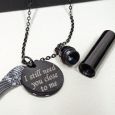 Close to Me Cremation Urn Necklace in Personalised Box