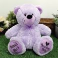 Christening Personalised Teddy Bear 30cm Lavender