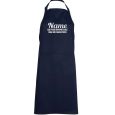 Pop Personalised  Apron with Pocket - Navy