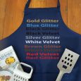 Mum Personalised  Apron with Pocket - Navy