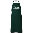Dad Personalised  Apron with Pocket - Pea Green
