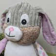 Personalised Easter Bunny Cubbie Plush Bubblegum