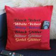Grandma Personalised Pocket Pillow Cover Red