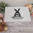 Personalised Easter Box -Heart Bunny