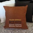 Personalised Tan Pocket Reading Pillow Cover