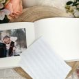 Personalised White Anniversary Guest Book