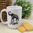 Personalised Coffee Mug - Elephant