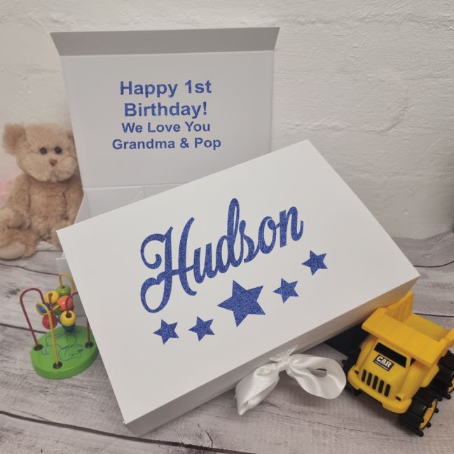 Personalised 1st Birthday Gift Box