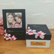 Mum Spring Frame and Personalised Trinket Box