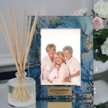 Grandma Personalised Frame 5x7 Photo Glass Fortune Of Blue