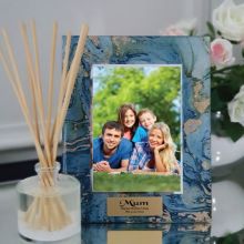 Mum Personalised Frame 5x7 Photo Glass Fortune Of Blue