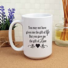 StepParent Gift of Love 15oz Personalised Coffee Mug