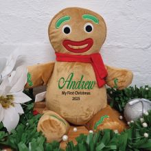  Personalised Christmas Gingerbread Man Plush