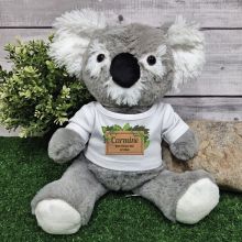 Personalised Newborn Plush Koala Toy Chubbs