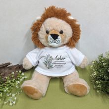Christening Personalised Lion Toy Chubbs