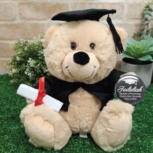 Personalised Graduation Bear with Cape Rainbow 40cm Personalised Custom Gift 