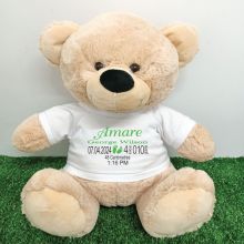 Personalised Newborn Bear 40cm Cream Plush
