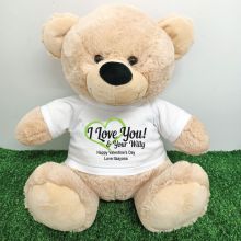 Valentines Day Bear Love Your Naughty Bits - 40cm Cream