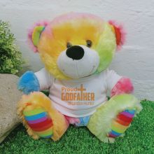 Godfather Teddy Bear Rainbow Plush