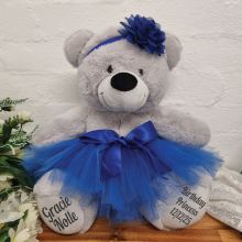 Birthday Ballerina Teddy Bear 40cm Plush Grey