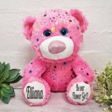 Flower Girl Hollywood Bear 30cm Plush - Pink