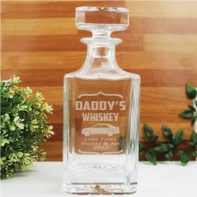 Dad Engraved Personalised Whisky Decanter 700ml