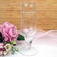 Grandma Engraved Personalised Pilsner Glass
