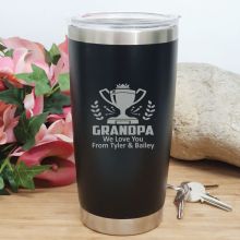 Grandpa Insulated Travel Mug 600ml Black