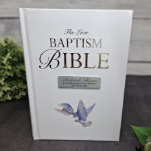 Lions Baptism Bible with Personalised Plaque