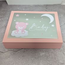 Baby Girl Keepsake Box Gift - Pink
