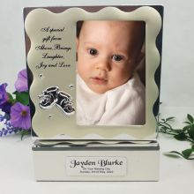 Personalised Naming Day Keepsake Box with Photo Lid