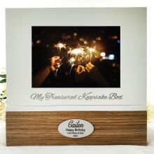 Personalised Birthday Keepsake Photo Box