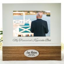 Personalised Memorial Keepsake Photo Box