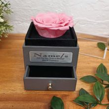 Eternal Pink Rose Teacher Jewellery Gift Box