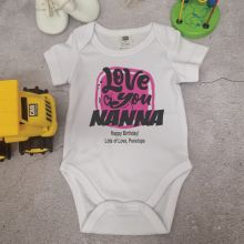 Love You Nana Baby Bodysuit 