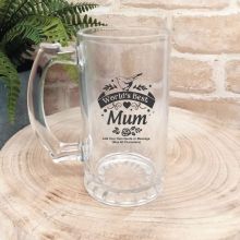World's Best Mum Personalised Beer Stein