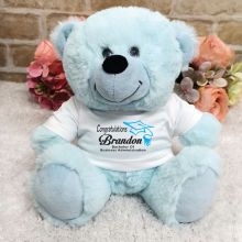 Personalised Graduation Teddy Bear - Light Blue