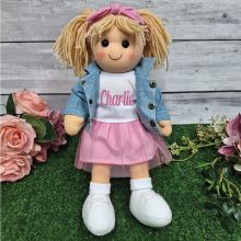 Lottie Personalised Girl Rag Doll 35cm