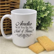 Will You Be My Maid Of Honour White Coffee Mug