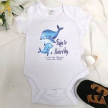 Personalised Mothers Day  Bodysuit - Whale