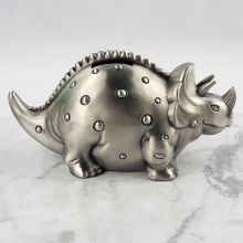 Triceratops Pewter Money Box