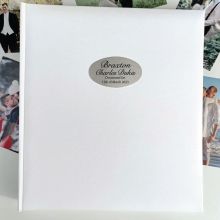 Christening Personalised Photo Album 500 White