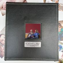 70th Birthday Personalised Black Album 5x7 Photo