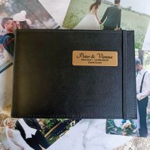 Personalised Wedding Brag Album - Black 5x7