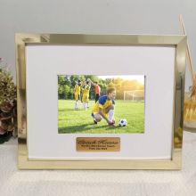 Coach Personalised Photo Frame 5x7 Gold
