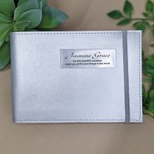 Personalised Mini Brag Photo Album - Silver