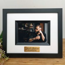 Memorial Personalised Photo Frame Silhouette Black 4x6 